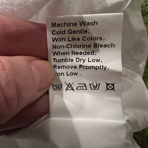 KIRUNDO Embroidered Boho Dress Pom Pom Sleeves White Medium - Picture 6 of 14